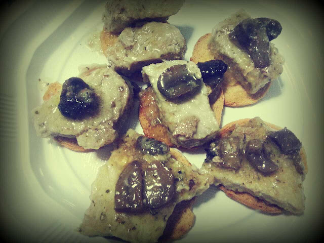 Canapé de lomo asado con champiñones - Receta Fácil Paso a Paso