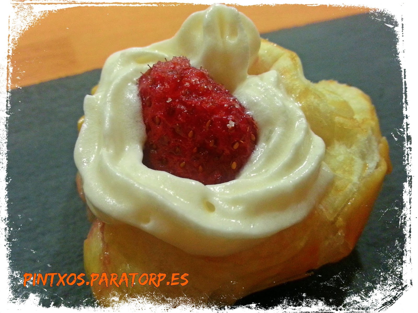 Dulce de fresas con hojaldre - Receta Fácil Paso a Paso
