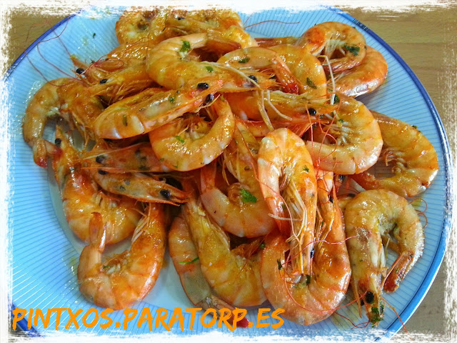 Langostinos a la plancha - Receta Fácil Paso a Paso