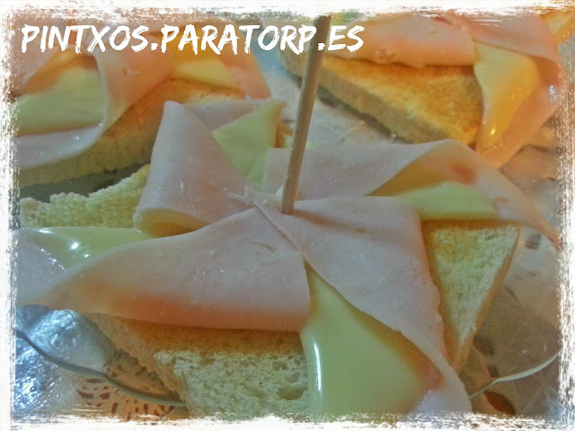 Molinillos de jamón y queso