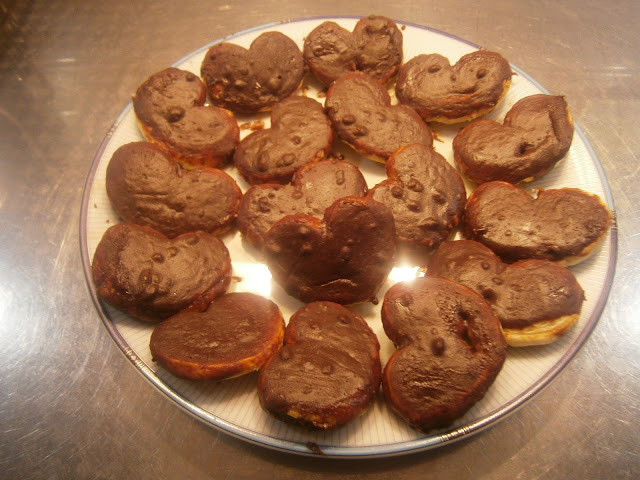 Palmeritas de chocolate y fresa - Receta Fácil Paso a Paso