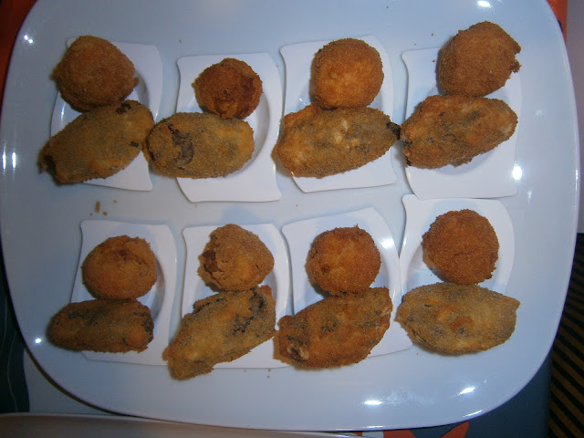 "papacretas" de morcilla y de chorizo - Receta Fácil Paso a Paso