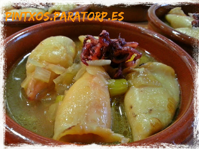 Pintxo de chipirones a la sidra - Receta Fácil Paso a Paso