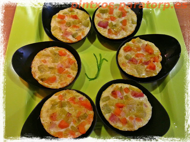 Pintxo de quiché de verduras