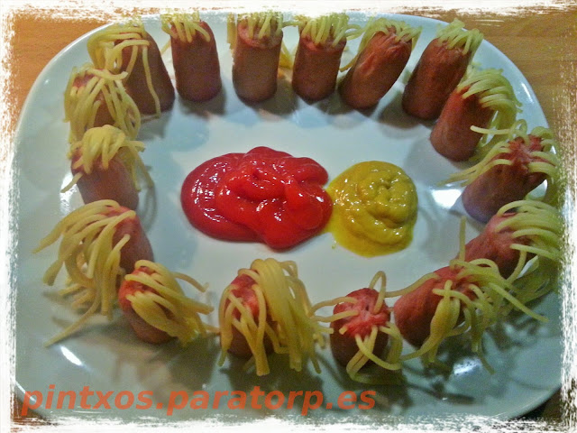 Pintxo de salchichas melenudas - Receta Fácil Paso a Paso