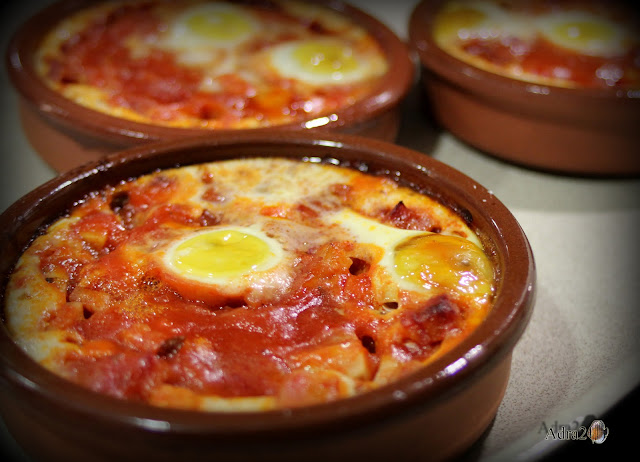 Tapa de huevos a la flamenca