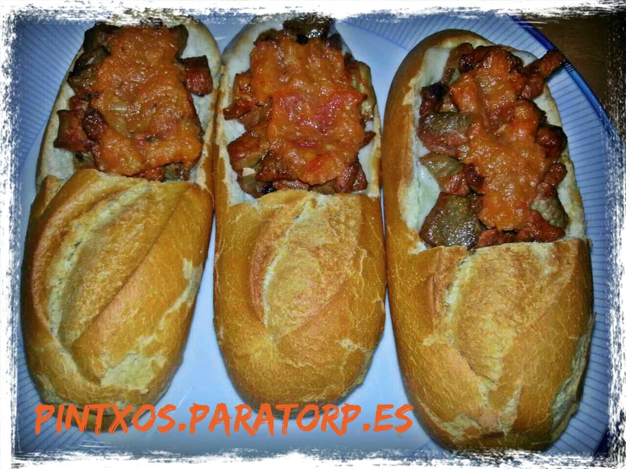 Tapa de Pan-tuflas rellenas - Receta Fácil Paso a Paso