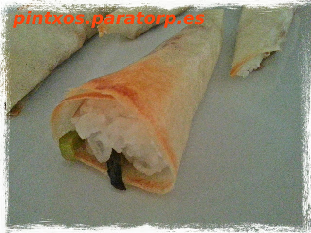 Temaki crujiente de atún - Receta Fácil Paso a Paso