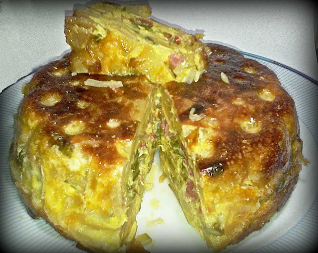 Tortilla española multicapa - Receta Fácil Paso a Paso